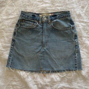 Awoke Vintage Levi's Denim miniskirt